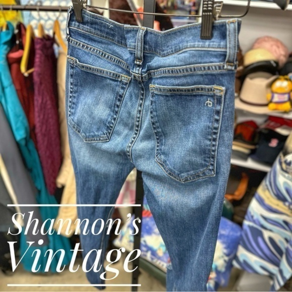 Rag & Bone sz 26 cropped tomboy jeans A46